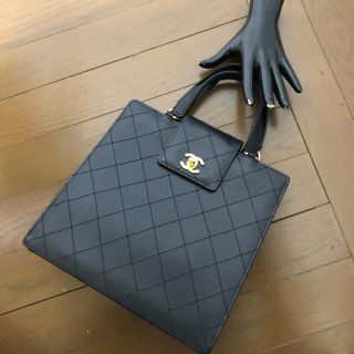 シャネル(CHANEL)の専用！ヴィンテージ シャネル ピコローレ キャビアスキン ハンドバッグ(ハンドバッグ)