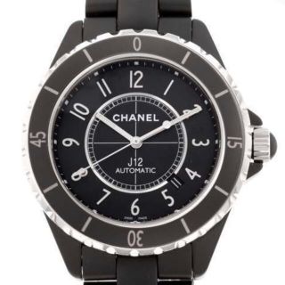 シャネル(CHANEL)のCHANEL J12 セラミック H3131 黒文字版(腕時計(アナログ))