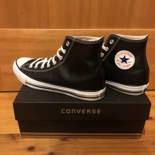 CONVERSE(コンバース)のりゅう様　converse ハイカット　レザー　 メンズの靴/シューズ(スニーカー)の商品写真