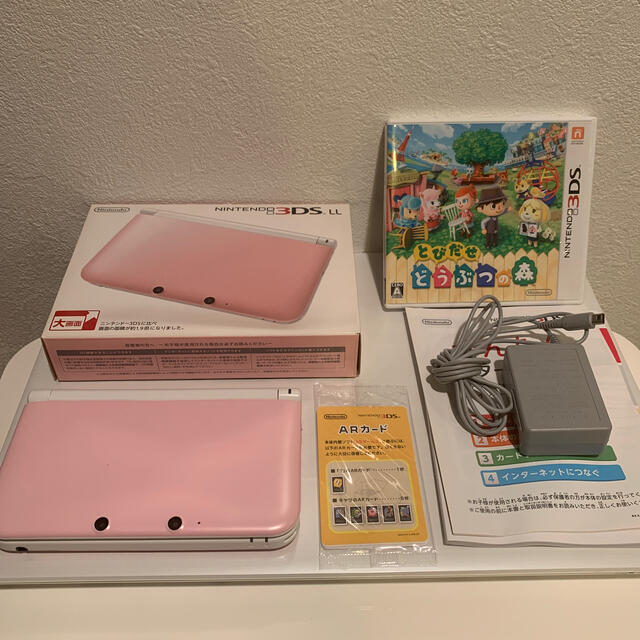 任天堂Nintendo 3DS  LL 本体ピンク/ホワイト