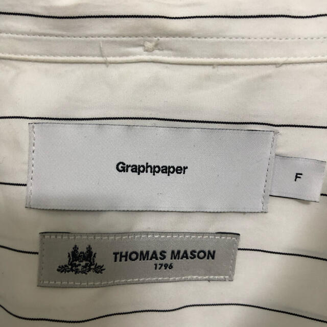 1LDK SELECT(ワンエルディーケーセレクト)のGraphpaper Thomas Mason Big B.D Shirt メンズのトップス(シャツ)の商品写真