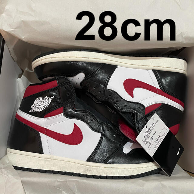 靴/シューズ28cm NIKE AIR JORDAN 1 HIGH OG GYM RED