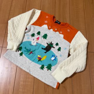 クレードスコープ(kladskap)のkladskap♡110㎝♡スケートトレーナー♡コロボックルコラボ(Tシャツ/カットソー)