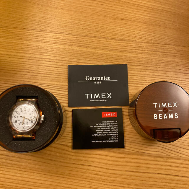 BEAMS(ビームス)の未使用品　TIMEX × BEAMS BOY 別注 Original ベッコウ メンズの時計(腕時計(アナログ))の商品写真