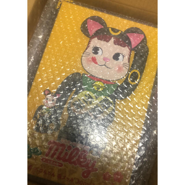 BE@RBRICK 招き猫 ペコちゃん 黒メッキ 100％ ＆ 400％ | www.causus.be