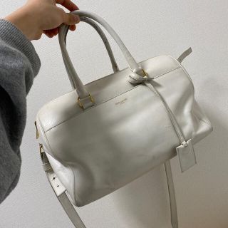 茄子紺 サンローランパリ ダッフルバッグ ホワイト - 通販 - www