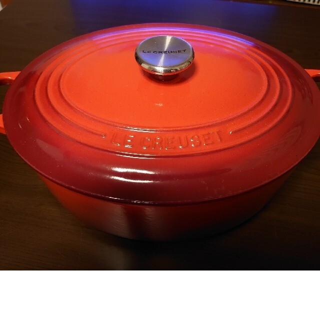 ル・クルーゼ LE CREUSET 楕円形 27㎝ チェリー