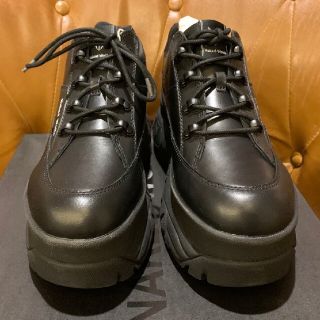 新品未使用 NAKED WOLFE 厚底スニーカー BLACK 黒 30cm