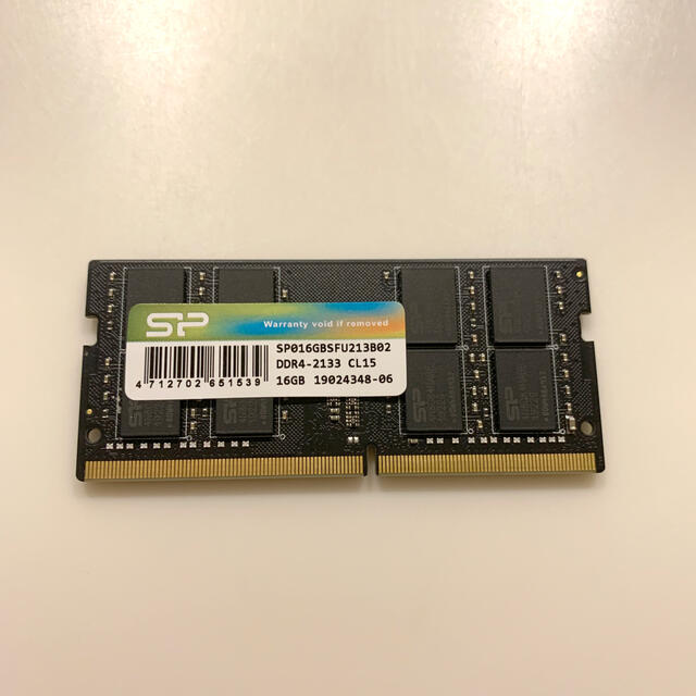 ノートパソコン用　メモリ　DDR4 16G