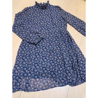 レイカズン(RayCassin)のRayCassin 花柄シフォンワンピース (ひざ丈ワンピース)