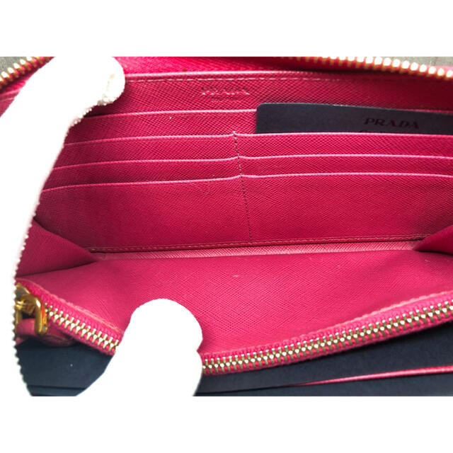 PRADA(プラダ)のPRADA プラダ 長財布 サフィアーノ 財布 ラウンドファスナー 箱付き レディースのファッション小物(財布)の商品写真