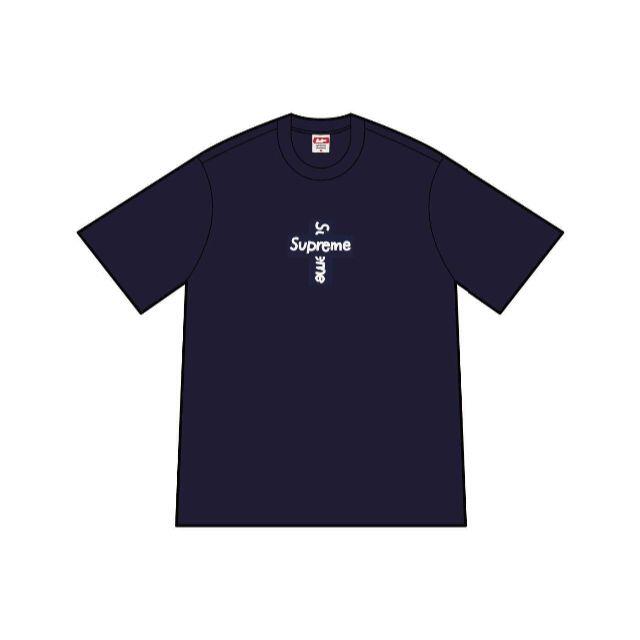 Supreme Cross Box Logo tee Black MサイズBlackSIZE