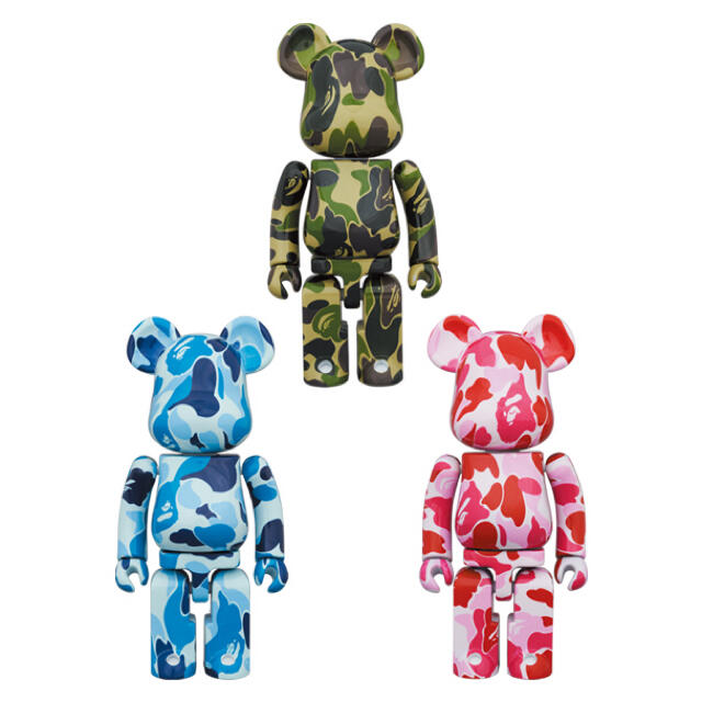 2020年11月購入先超合金 BE@RBRICK ABC CAMO ベアブリック 3色セット