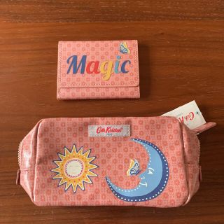 キャスキッドソン(Cath Kidston)の新品未使用　キャスキッドソン　ポーチ&チケットホルダー　まとめて(ポーチ)