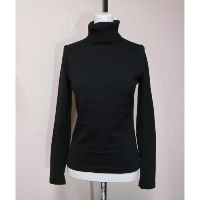 PROPORTION BODY DRESSING(プロポーションボディドレッシング)のPROPOTION ボディドレッシング　黒いタートルネックの長袖セーター 2 レディースのトップス(ニット/セーター)の商品写真