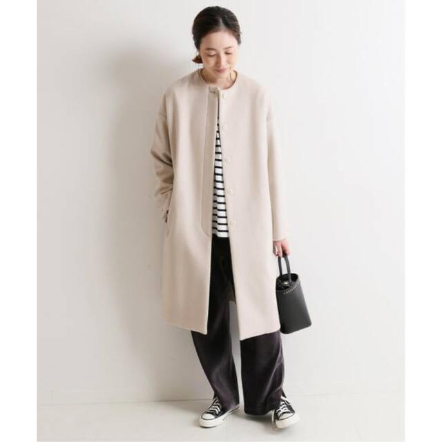 ショップ激安 SLOBE IENA HAMILTON コンパクトノーカラーコート - www