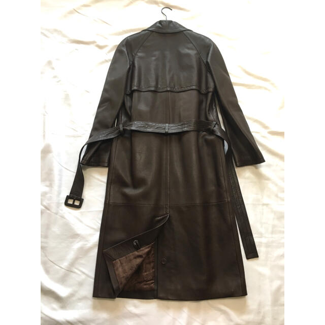 ロエベ レザー ロングコート www.munimajes.gob.pe