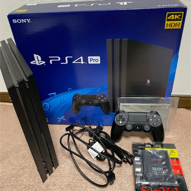 512GB SSD付】PS4 Pro 本体 CUH-7200BB01 - 家庭用ゲーム機本体