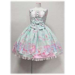 アンジェリックプリティー(Angelic Pretty)のangelic pretty ジャンスカ(ひざ丈ワンピース)