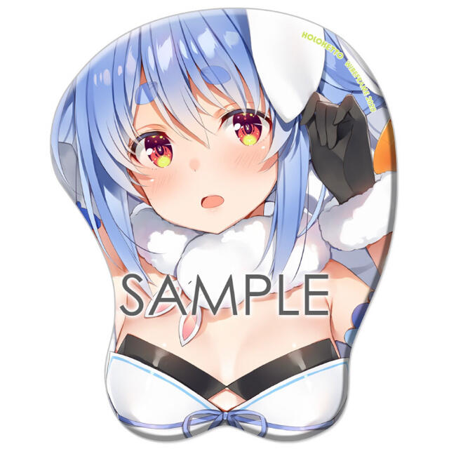ホロライブ 兎田ぺこら おっぱい マウス パッド ホロケット 憂姫はぐれ