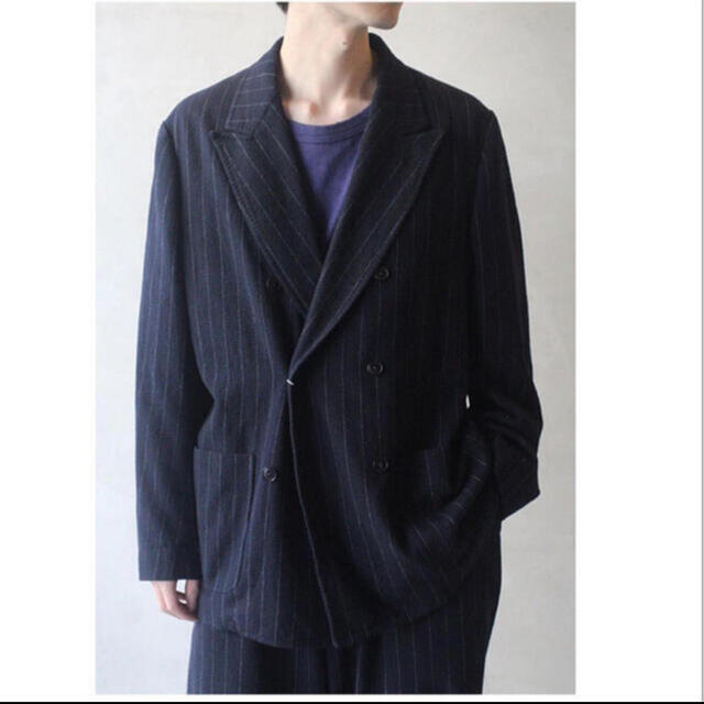comoli 20AW 強縮ウールダブルジャケット+テーパードパンツ