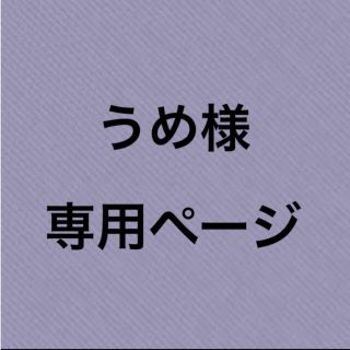 うめ様専用ページ(オーダーメイド)