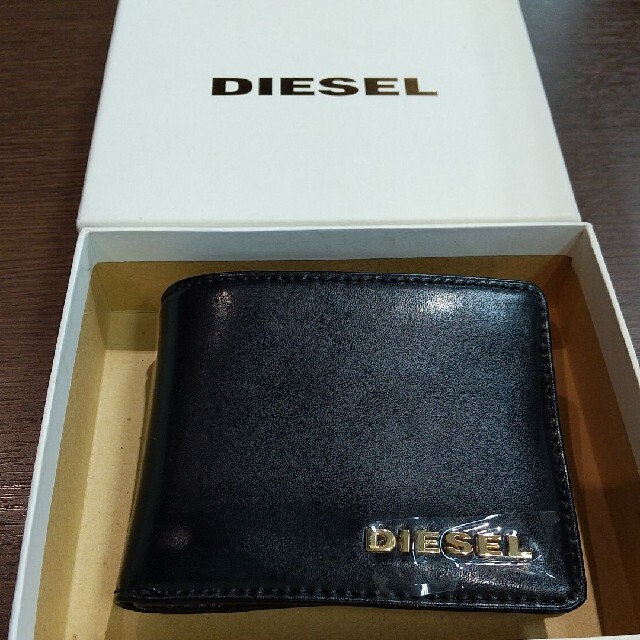 【箱付き】DIESEL ディーゼル 二つ折り 財布  レザー 牛革