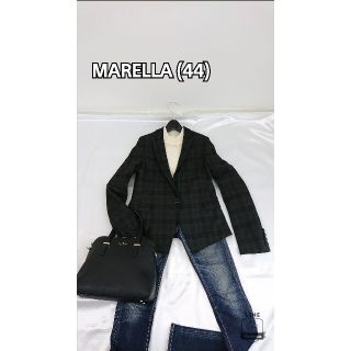 マックスマーラ(Max Mara)の美品♪ 大きめサイズ  マレーラ テーラードジャケット(テーラードジャケット)