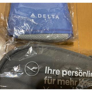 デルタ(DELTA)のDelta Lufthansa デルタ航空 ルフトハンザドイツ航空 機内スリッパ(航空機)