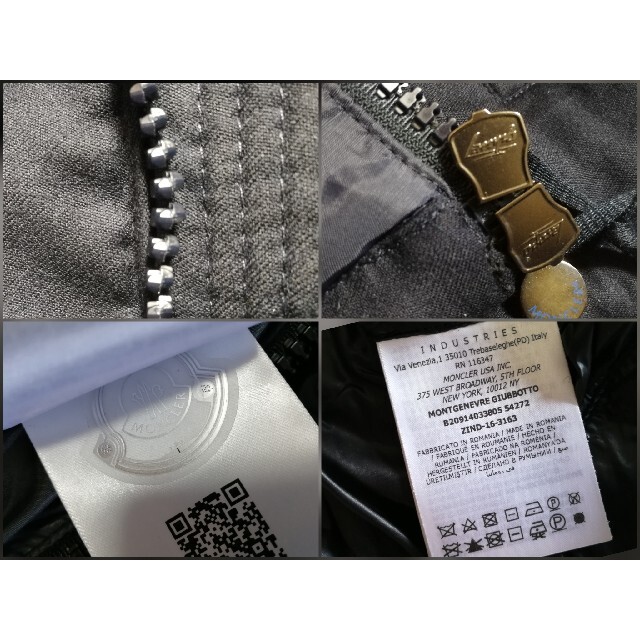 MONCLER(モンクレール)のモンクレール モンジュネーブル  ダークネイビー サイズ3 ダウンジャケット 黒 メンズのジャケット/アウター(ダウンジャケット)の商品写真