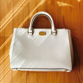 マイケルコース(Michael Kors)の【赤みそ様専用】マイケルコース 中古ハンドショルダー2wayバッグ ホワイト(ハンドバッグ)