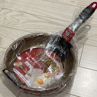 ドウシシャ(ドウシシャ)のエバークック　20cm レッド　IH・ガス火対応(鍋/フライパン)