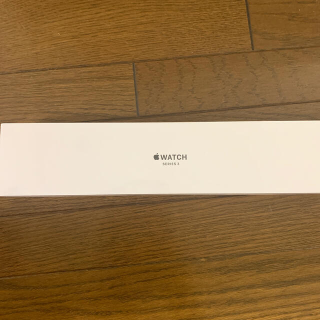 apple watch 3 38mm BLACK GPS 新品未使用未開封 - 腕時計(デジタル)