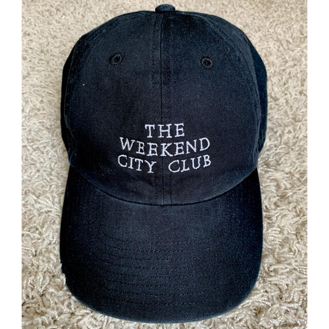 the weekend city club キャップ 黒