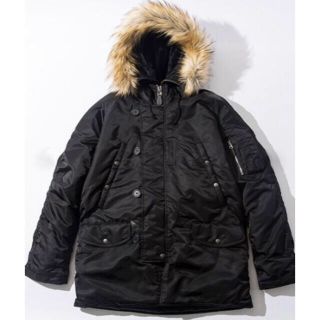 サブサエティ(Subciety)のSubciety別注 AVIREX N-3B 黒 black サイズM 新品(フライトジャケット)