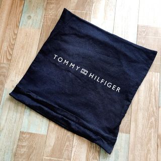 トミーヒルフィガー(TOMMY HILFIGER)のTOMMY HILFIGER デニムクッションカバー　カバーのみ(クッションカバー)