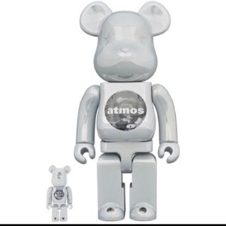 メディコムトイ(MEDICOM TOY)のBE@RBRICK atmos WHITE CHROME 100％&400％(その他)