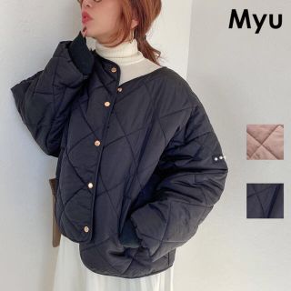 ユニクロ(UNIQLO)のMyu キルティングオーバージャケット(ノーカラージャケット)