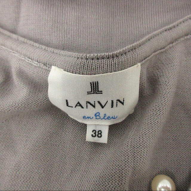 LANVIN en Bleu(ランバンオンブルー)のランバンオンブルー LANVIN en Bleu リボン ニット グレー レディースのトップス(ニット/セーター)の商品写真