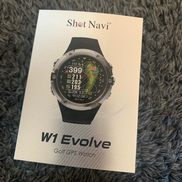 新品未開封 ショットナビ エボルブ W1 Evolve BK SN-EV-B