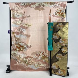 振袖 美品 秀品 身丈168cm 裄丈68.5cm 正絹 【中古】(着物)