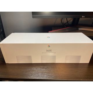 グーグル(Google)のGoogle wifi meshルーター 3台セットGA00158-JP  専用(PC周辺機器)