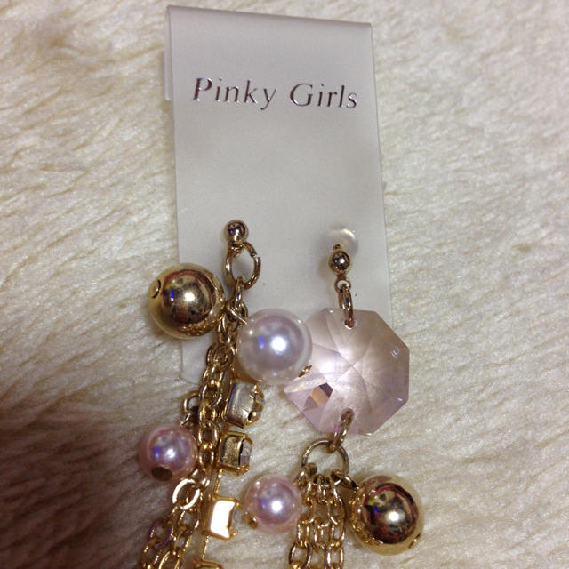PinkyGirls(ピンキーガールズ)のPinky Girlsピアス☆値下げ レディースのアクセサリー(ピアス)の商品写真