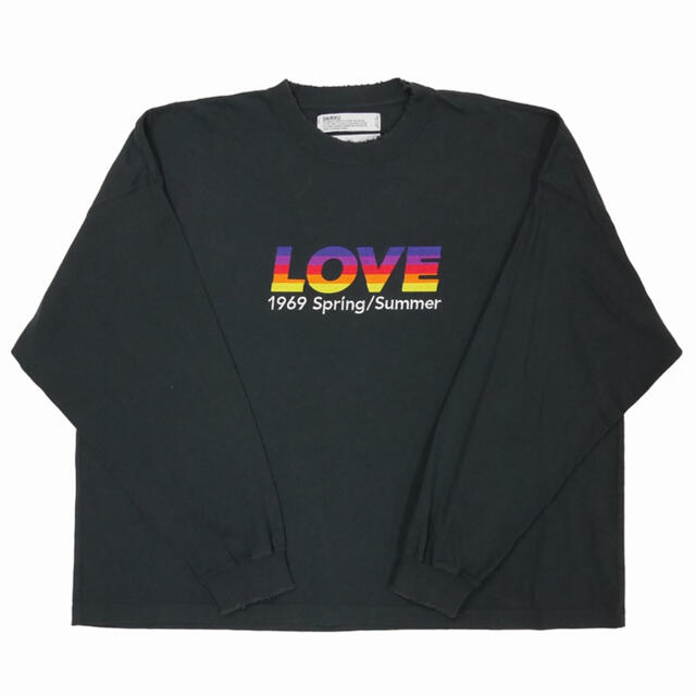 SUNSEA(サンシー)のDAIRIKU 21ss LOVE Long Sleeve Tee メンズのトップス(Tシャツ/カットソー(七分/長袖))の商品写真