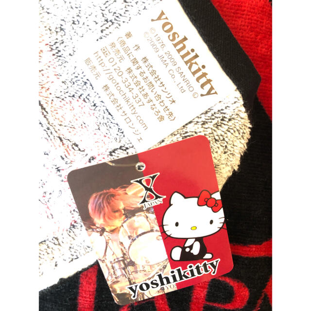 ハローキティ(ハローキティ)のりーちゃん様専用です。YOSHIKI ハローキティ　 エンタメ/ホビーのタレントグッズ(ミュージシャン)の商品写真