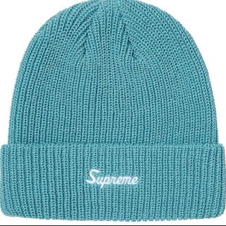 シュプリーム(Supreme)のSupreme beanie シュプリーム ビーニー aqua アクア(ニット帽/ビーニー)