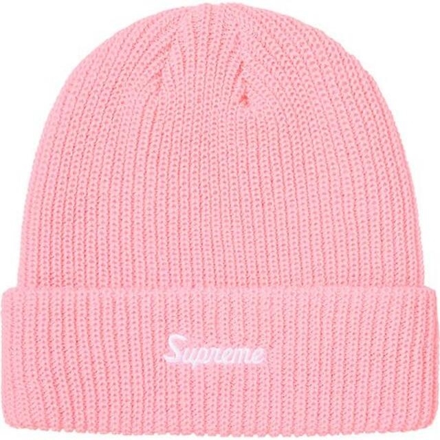 Supreme(シュプリーム)の完売品！Supreme Loose Gauge Beanie Pink メンズの帽子(ニット帽/ビーニー)の商品写真