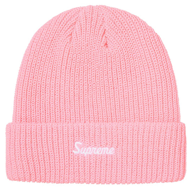 Supreme(シュプリーム)の Loose Gauge Beanie Pink メンズの帽子(ニット帽/ビーニー)の商品写真