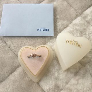 ジュエリーツツミ(JEWELRY TSUTSUMI)のピンクサファイアハート形リング(リング(指輪))