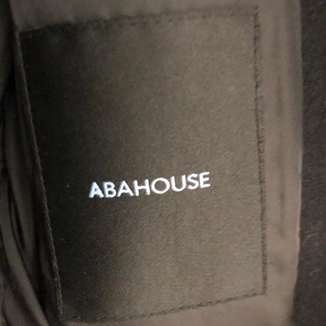 ABAHOUSE(アバハウス)のABAHOUSE ピーコート ブラック サイズ2 メンズのジャケット/アウター(ピーコート)の商品写真